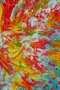 Art oil painting - background. Abstraction fire.