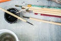 Art Paintbrush, Pottery painting tool