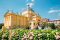 Art pavilion at summer in Zagreb, Croatia Royalty Free Stock Photo