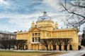 Art pavilion, Zagreb, Croatia Royalty Free Stock Photo