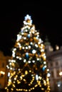 the art picture of defocus christmas tree