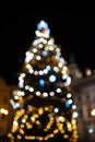 the art picture of defocus christmas tree