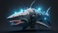 robotic shark art