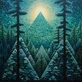 Art Of The Pines: Geometric Surrealism Inspired By Nature