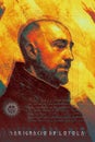 Art portrait of Saint Ignatius of Loyola