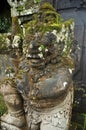 Art sculpture and carved antique deity angel god of hindu statue balinese style in Pura Ulun Danu Bratan or Pura Bratan Hindu