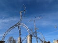 Art sculpture wind vane