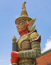 Art sculptures - Giant Statues , The giant monkey and help bear the pagoda