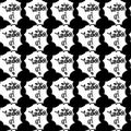 Seamless pattern of text Bad people Thai word