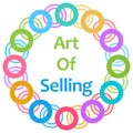 Art Of Selling Colorful Rings Circular