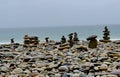 Art From Stones on the Sea Front