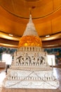 Art of stucco ornamental pagoda Royalty Free Stock Photo