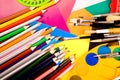 Art supplies Royalty Free Stock Photo