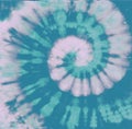 Art Swirl Background. Aqua Abstract Tie Dye. Blue Spiral. Royalty Free Stock Photo
