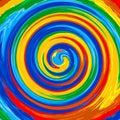Art swirl rainbow splash color paint abstract background