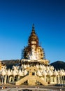 Art of temple in phetchaboon province north thailand Royalty Free Stock Photo