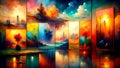 The Art of the Unseen: Exploring the Invisible World of Abstract Art Generative AI Computer-generated