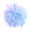 Art watercolor ink blue paint blob watercolour Royalty Free Stock Photo