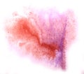 Art watercolor ink paint blob watercolour splash colorful stain Royalty Free Stock Photo