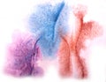 Art watercolor ink paint blob watercolour splash Royalty Free Stock Photo