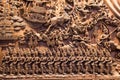 Art of wood carving details threads is character mythology