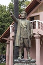 Sculpture of late prince Nordom Sihanouk in Cambodia Royalty Free Stock Photo