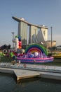 Singapore, Singapore - March 15, 2018: ART-ZOO Inflatable Park 2018, Marina Bay Singapore Royalty Free Stock Photo