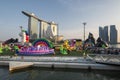 Singapore, Singapore - March 15, 2018: ART-ZOO Inflatable Park 2018, Marina Bay Singapore Royalty Free Stock Photo