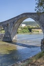 Arta bridge over Arachthos river, Epirus, Greece Royalty Free Stock Photo
