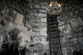 Artashat, Armenia - 12.06.2018: Ancient monastery of Khor Virap: underground prison