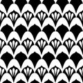 Art Deco Print in Black & White