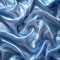 Blue Silk Fabric: Luxury and Elegant AdvertisementArte com IA Royalty Free Stock Photo