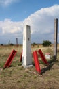 Artefackt on border tripoint between Slovakia, Austria and Hungary