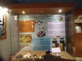 Artefacts from Sangiran Museum, Early Human site and evolution museum Royalty Free Stock Photo