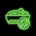 artek groat neon glow icon illustration