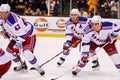 Artem Anisimov, Dan Girardi and Ryan Callahan Royalty Free Stock Photo