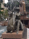 Artemis fountain statue classical goddess