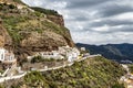 Artenara, Gran Canaria, Canary Islands in Spain. Highest mountain traditional village of Grand Canary Royalty Free Stock Photo