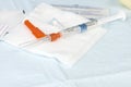 Arterial Blood Gas Syringe Royalty Free Stock Photo