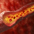 Artery hardening: atherosclerosis - delving into the process of cholesterol plaque formation in arteries, its