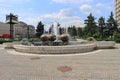 The artesian fountain in the center of Ploiesti