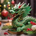 Forest Fantasy: Wooden Dragon Adds Magic to New Year's Eve
