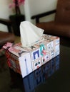 Artful and beautiful tissue holder