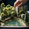 Artful Creation: Handcrafting an Urban Oasis Diorama