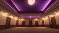 An Artful Depiction Of An Expressively Creative Looking Room With Purple Lighting AI Generative