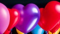 An Artful Depiction Of An Exquisitely Detailed Picture Of A Row Of Balloons AI Generative