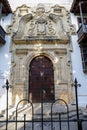 Artful entrance gate at Palace of Inquisition, Cartagena, Unesco World Heritage