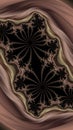 Artfully 3D rendering fractal background Royalty Free Stock Photo