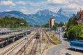 View in Arth-Goldau, Switzerland Royalty Free Stock Photo