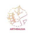 Arthralgia concept icon